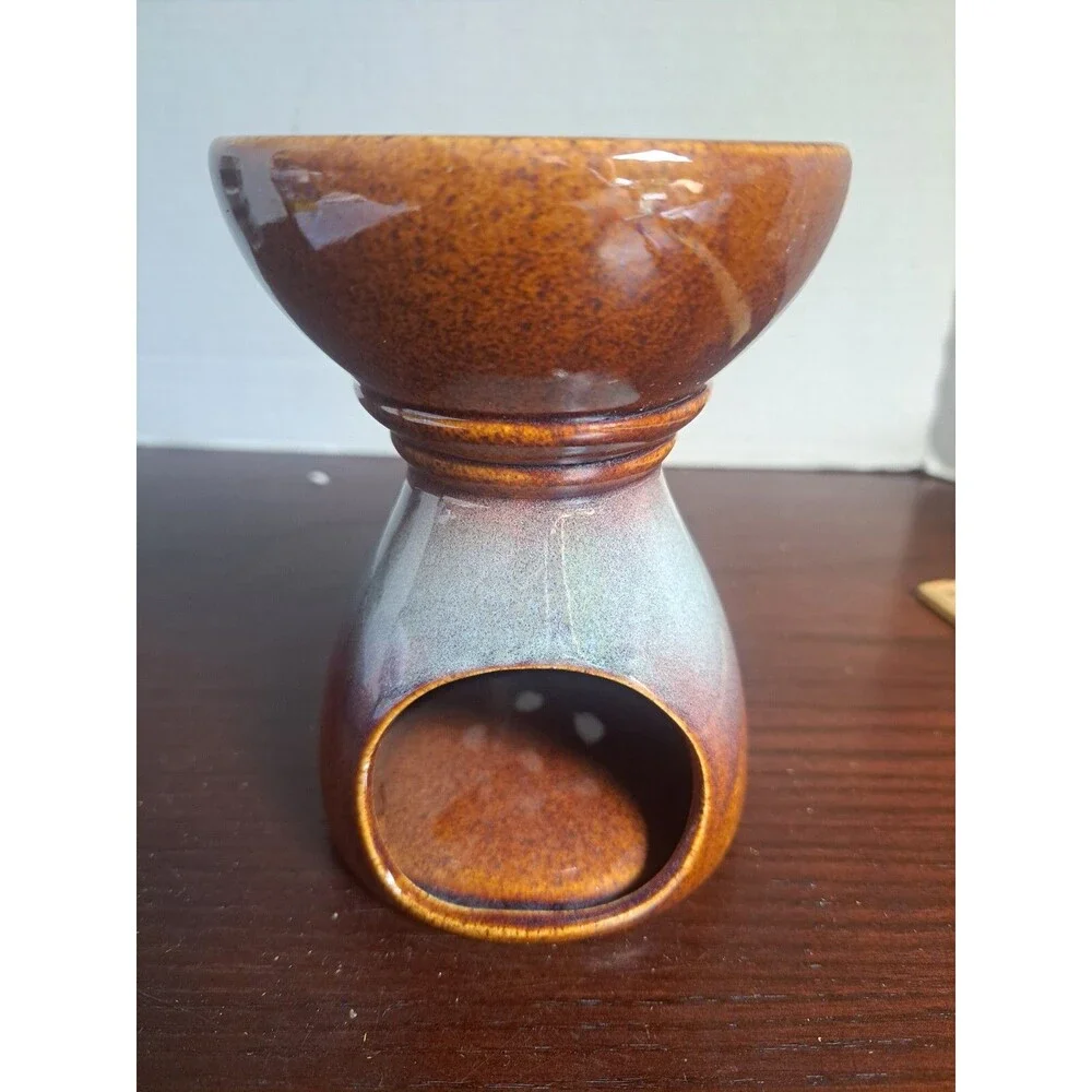 Ceramic Brown Tart/candle Warmer
